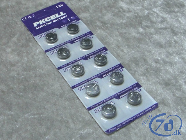Knapcelle batterier AG10 - 10 stk