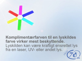 Sikkerhedsbriller - Justerbar model i grundfarver