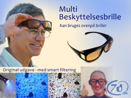 Multi Beskyttelsesbrille - Perfekt ved UV inspektion, ravjagt, modlys...