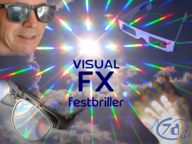 VISUAL FX festbriller - Få psykedelisk syn med smukke effekter og farver
