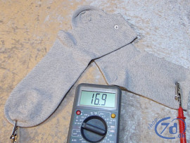 Antistatiske terapi strømper med stik til TENS - EMS - Earthing