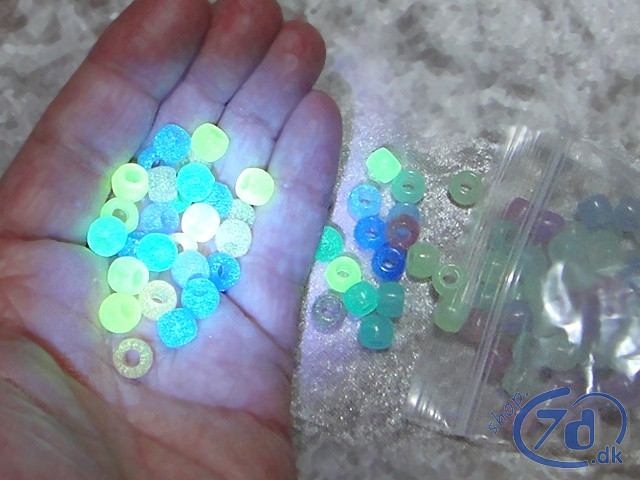 Magiske UV Perler - Selvlysende og i mange farver