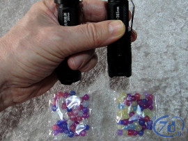 Magiske UV Perler - Selvlysende og i mange farver