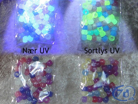 Magiske UV Perler - Selvlysende og i mange farver