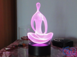 Yogi 3D illusion Lampe -...