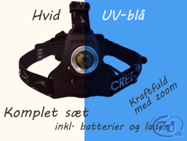 Pandelampe med UV-blåt /...