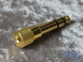 Minijack til jack adaptor stik