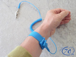 Antistatisk armbånd med...